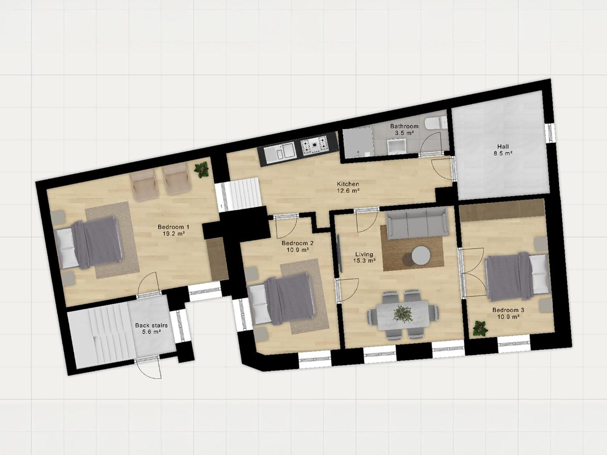 Apartment Sanders Downtown Kopenhagen